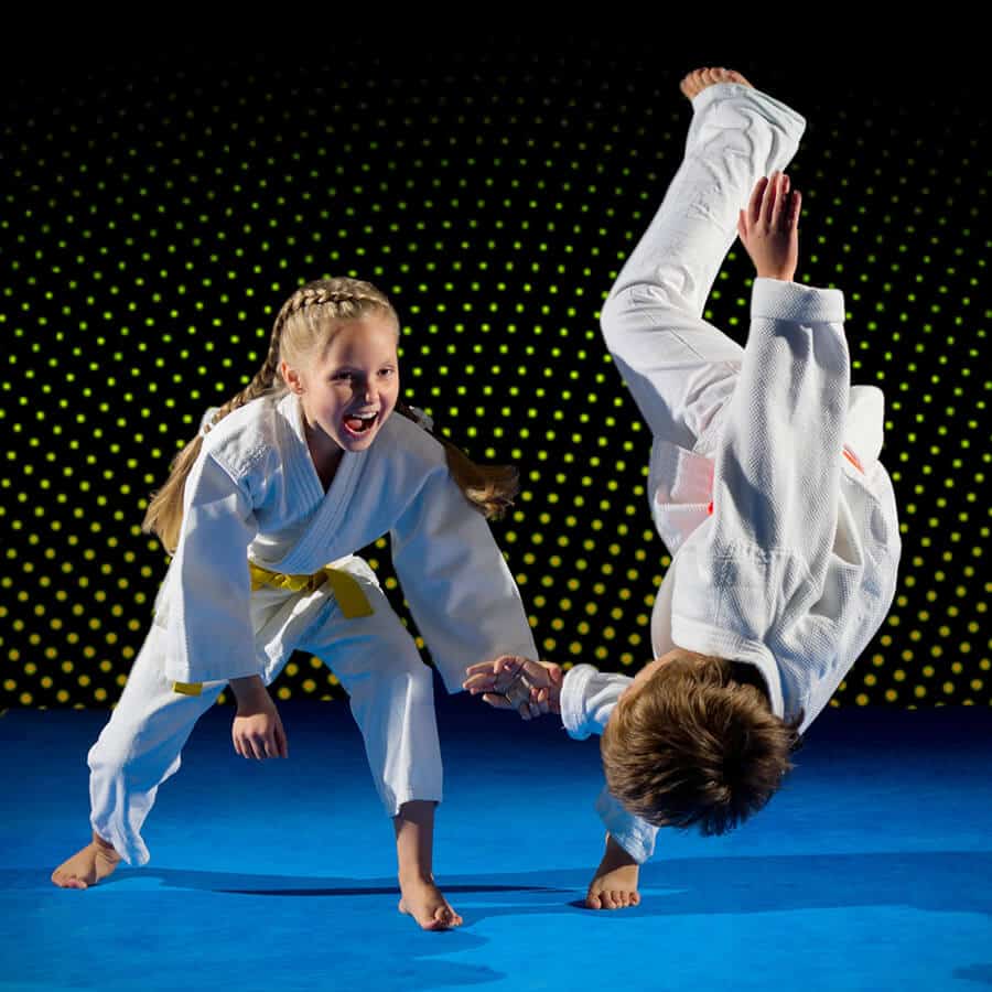 Martial Arts Lessons for Kids in Bolingbrook IL - Judo Toss Kids Girl